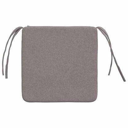 Zitkussens 4 pcs Taupe 40 x 40 x 3 cm Stof