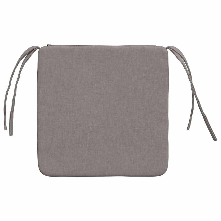 Zitkussens 4 pcs Taupe 40 x 40 x 3 cm Stof