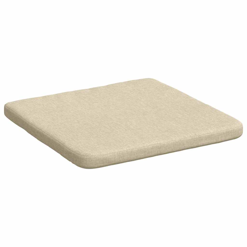 Zitkussens 4 pcs Crème 40 x 40 x 3 cm Stof