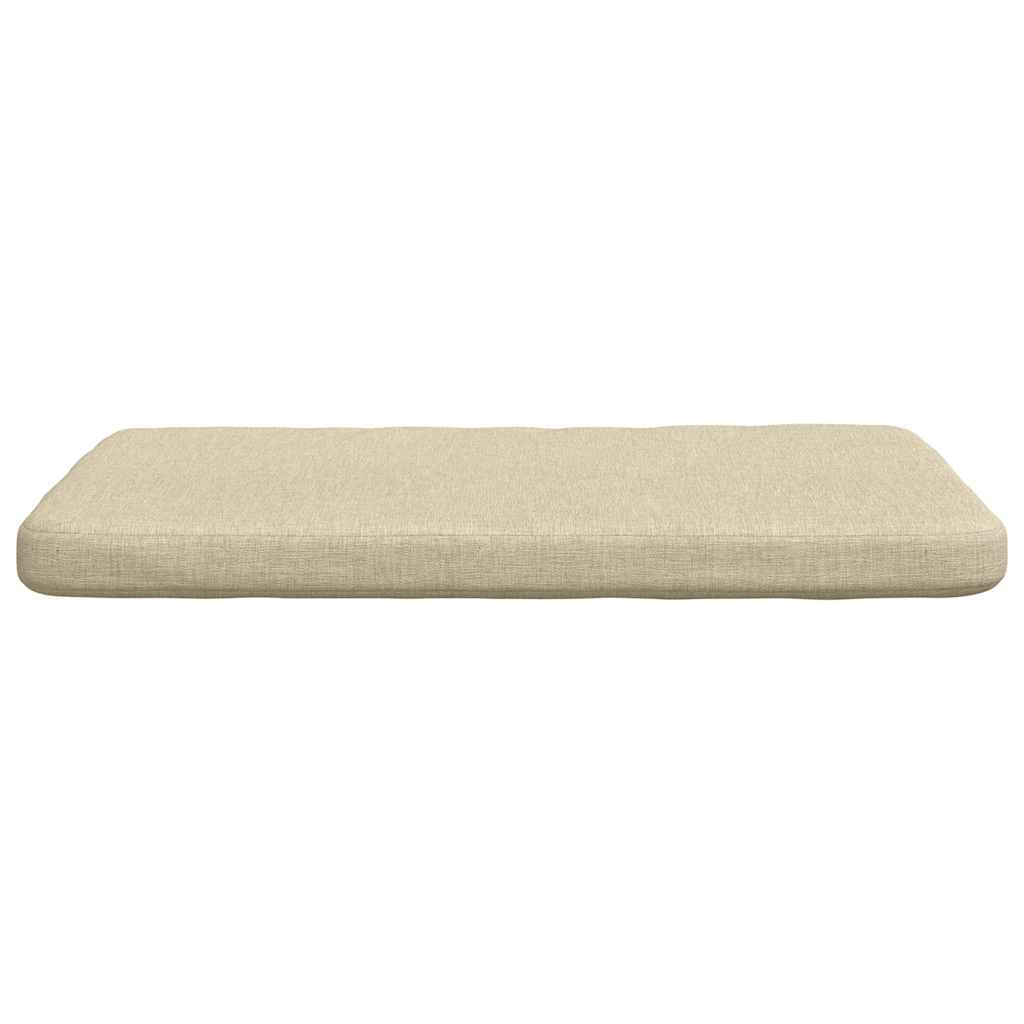 Zitkussens 4 pcs Crème 40 x 40 x 3 cm Stof