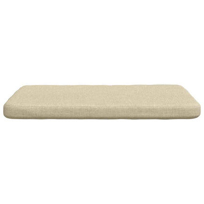 Zitkussens 4 pcs Crème 40 x 40 x 3 cm Stof