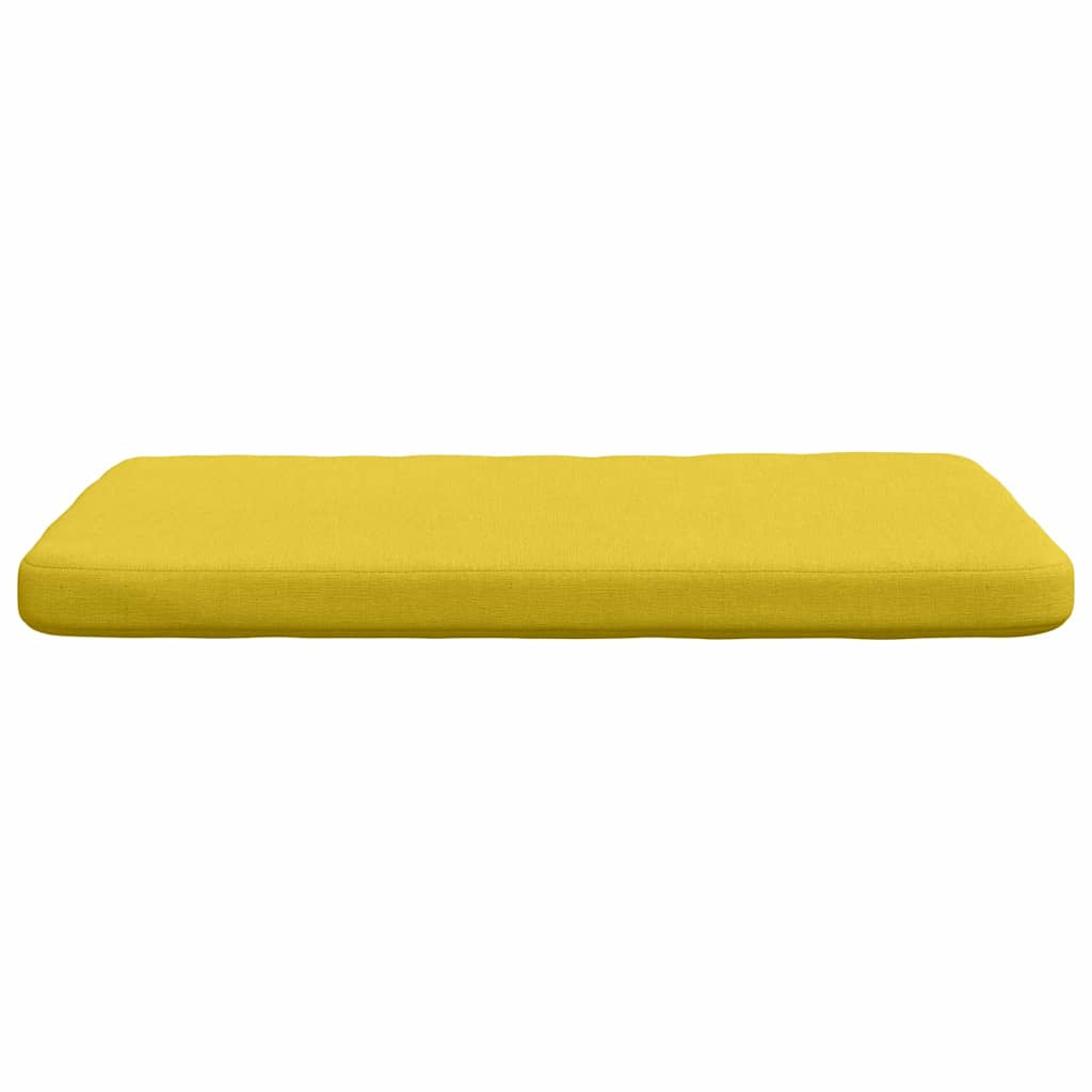 Zitkussens 4 pcs Lichtgeel 40 x 40 x 3 cm Stof
