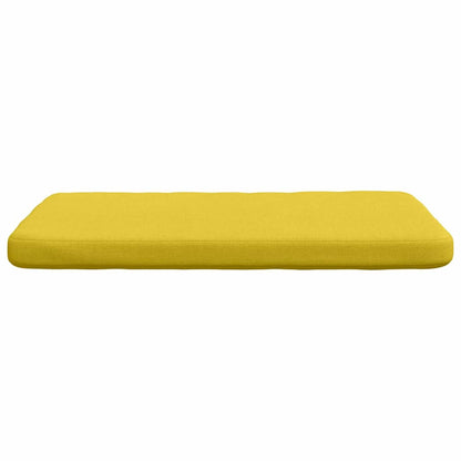 Zitkussens 4 pcs Lichtgeel 40 x 40 x 3 cm Stof