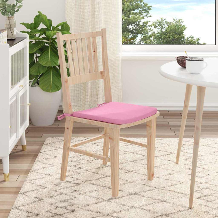 Zitkussens 4 pcs Roze 40 x 40 x 3 cm Stof