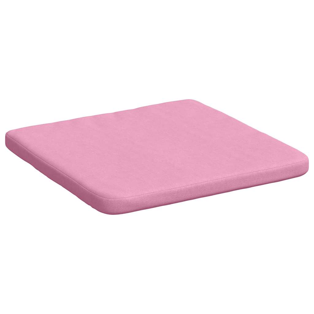 Zitkussens 4 pcs Roze 40 x 40 x 3 cm Stof