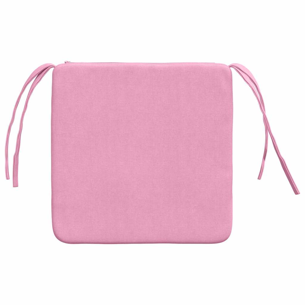 Zitkussens 4 pcs Roze 40 x 40 x 3 cm Stof