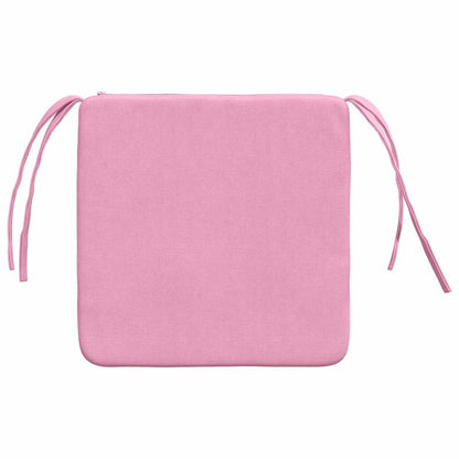 Zitkussens 4 pcs Roze 40 x 40 x 3 cm Stof