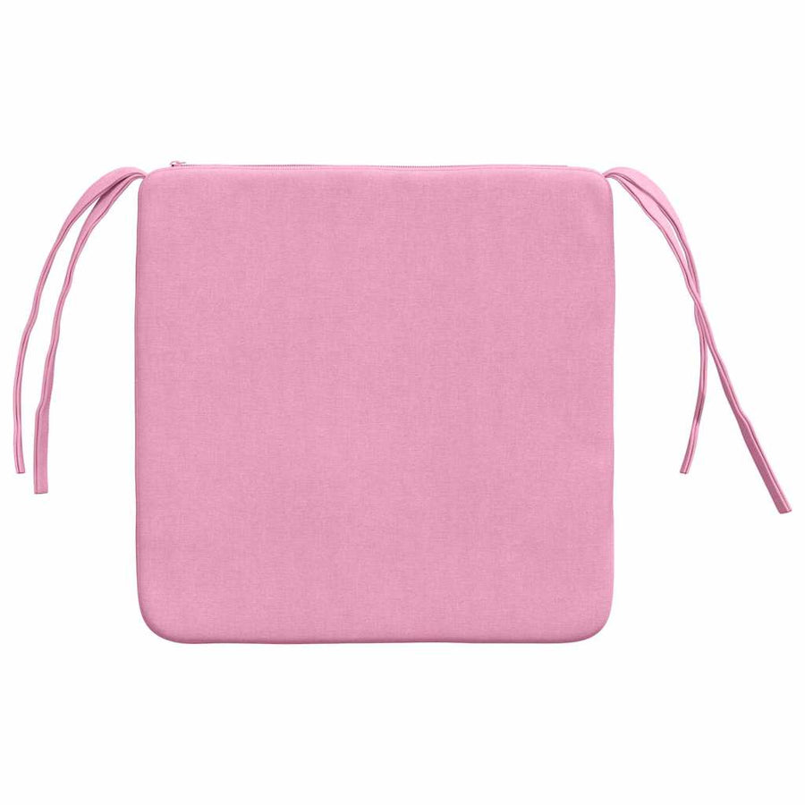 Zitkussens 4 pcs Roze 40 x 40 x 3 cm Stof