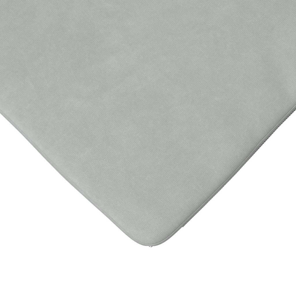 Zitkussens 4 pcs Lichtgrijs 40 x 40 x 3 cm Fluweel