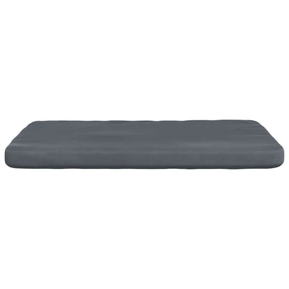 Zitkussens 4 pcs Donkergrijs 40 x 40 x 3 cm Fluweel