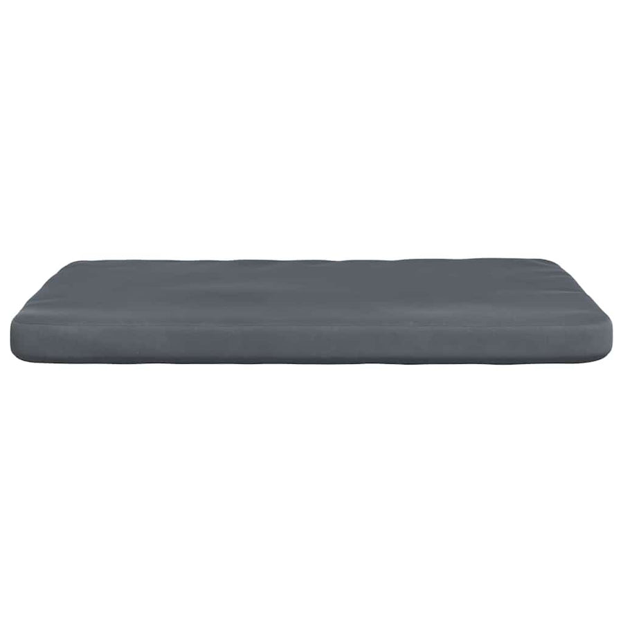 Zitkussens 4 pcs Donkergrijs 40 x 40 x 3 cm Fluweel