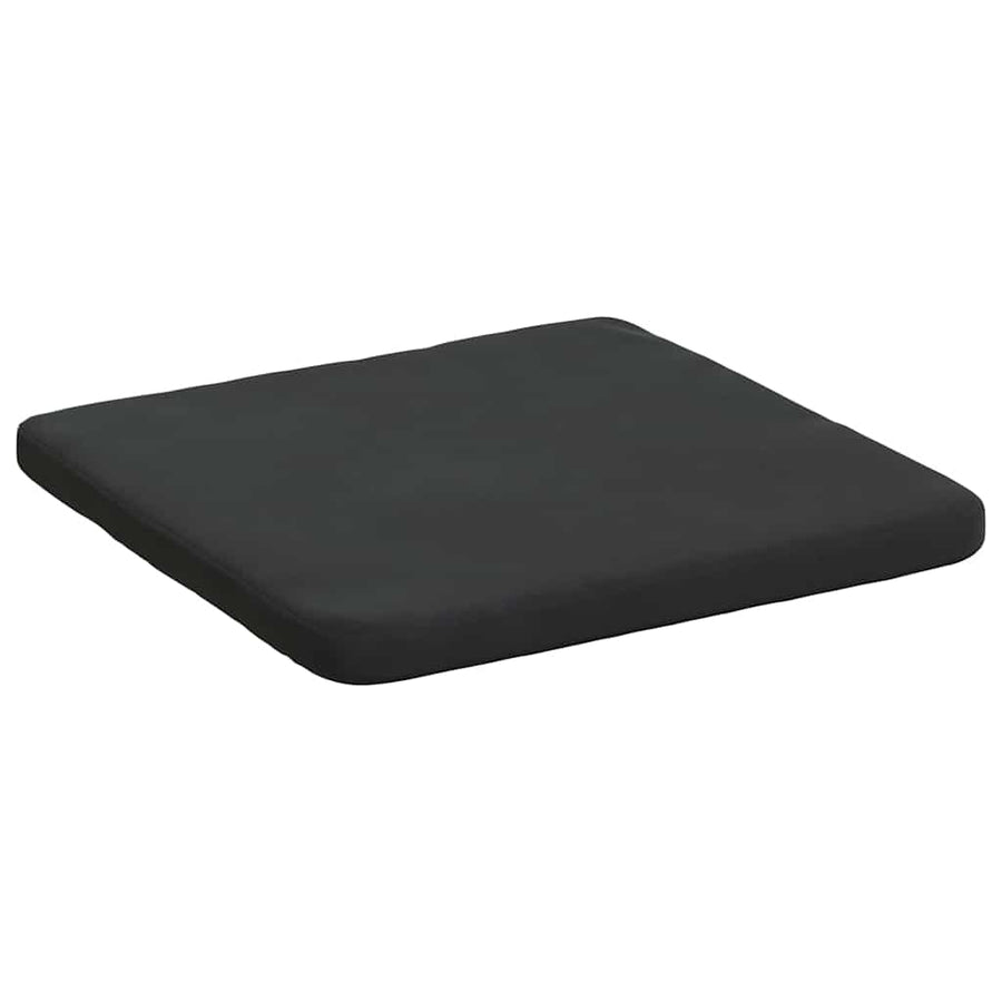Zitkussens 4 pcs Zwart 40 x 40 x 3 cm Fluweel