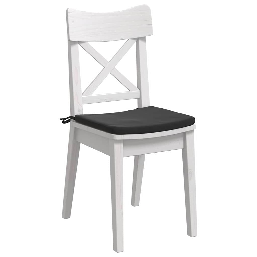 Zitkussens 4 pcs Zwart 40 x 40 x 3 cm Fluweel