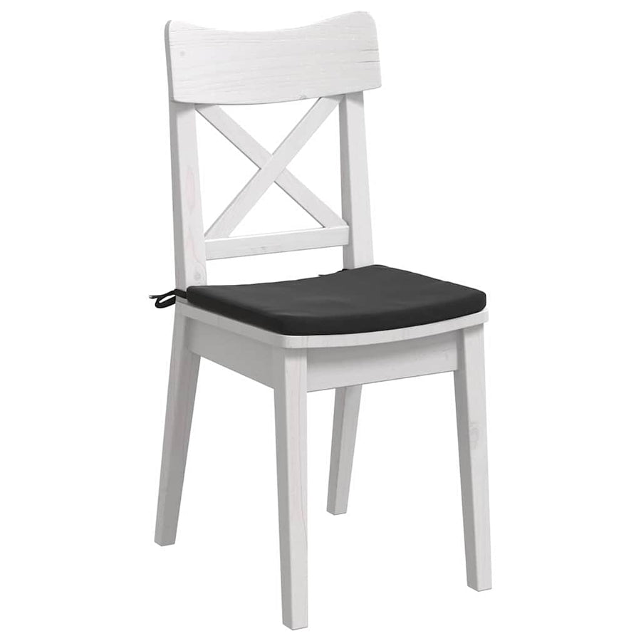 Zitkussens 4 pcs Zwart 40 x 40 x 3 cm Fluweel