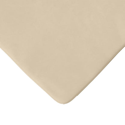 Zitkussens 4 pcs Crème 40 x 40 x 3 cm Microvezel Stof
