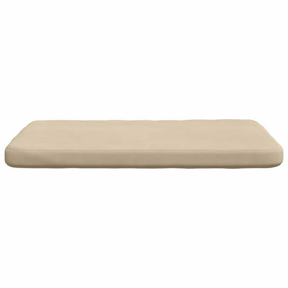 Zitkussens 4 pcs Crème 40 x 40 x 3 cm Microvezel Stof