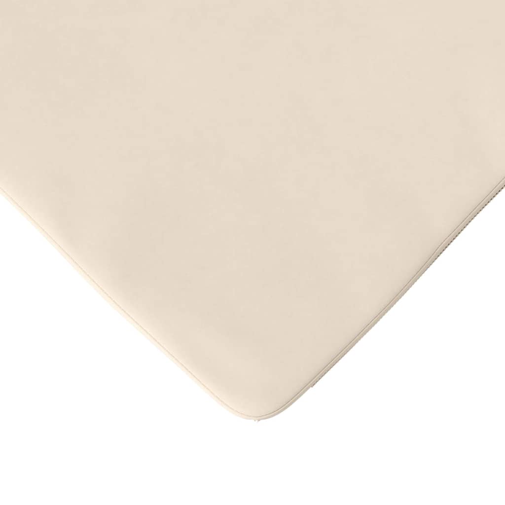Zitkussens 4 pcs Beige 40 x 40 x 3 cm Microvezel Stof