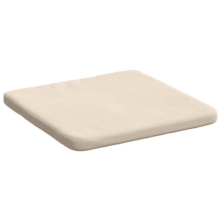 Zitkussens 4 pcs Beige 40 x 40 x 3 cm Microvezel Stof