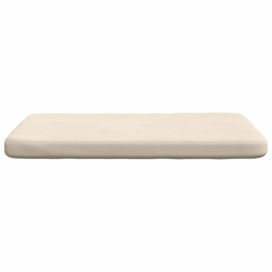 Zitkussens 4 pcs Beige 40 x 40 x 3 cm Microvezel Stof