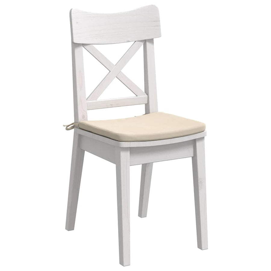 Zitkussens 4 pcs Beige 40 x 40 x 3 cm Microvezel Stof