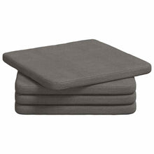 Zitkussens 4 pcs Lichtgrijs 40 x 40 x 3 cm Katoen Stof