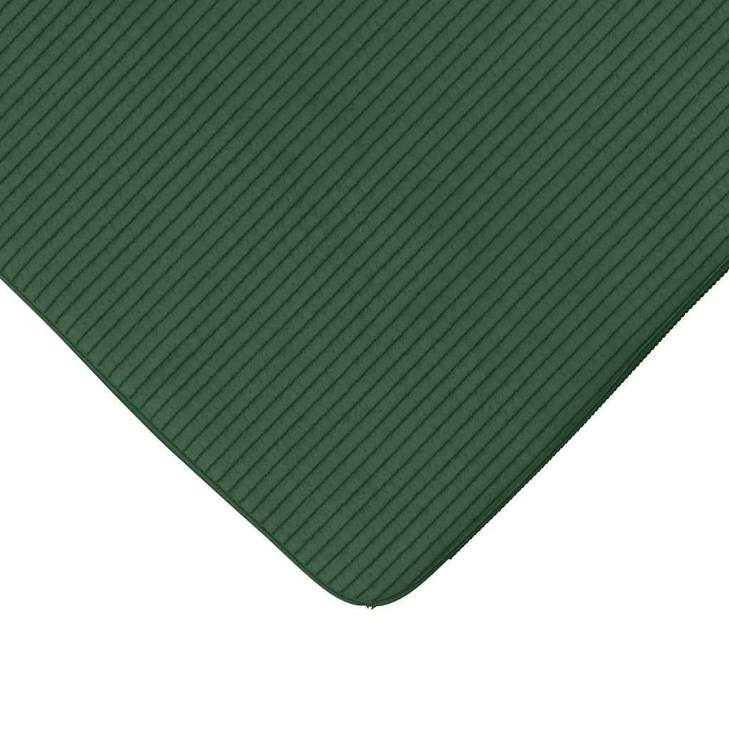 Zitkussens 4 pcs Donkergroen 40 x 40 x 3 cm Katoen Stof
