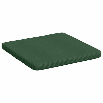 Zitkussens 4 pcs Donkergroen 40 x 40 x 3 cm Katoen Stof