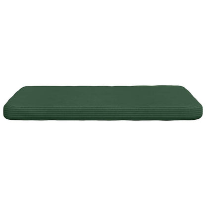Zitkussens 4 pcs Donkergroen 40 x 40 x 3 cm Katoen Stof