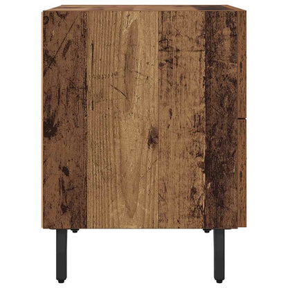 Nachtkastje 2 pcs Oud hout 40 x 35 x 47,5 cm Bewerkt hout