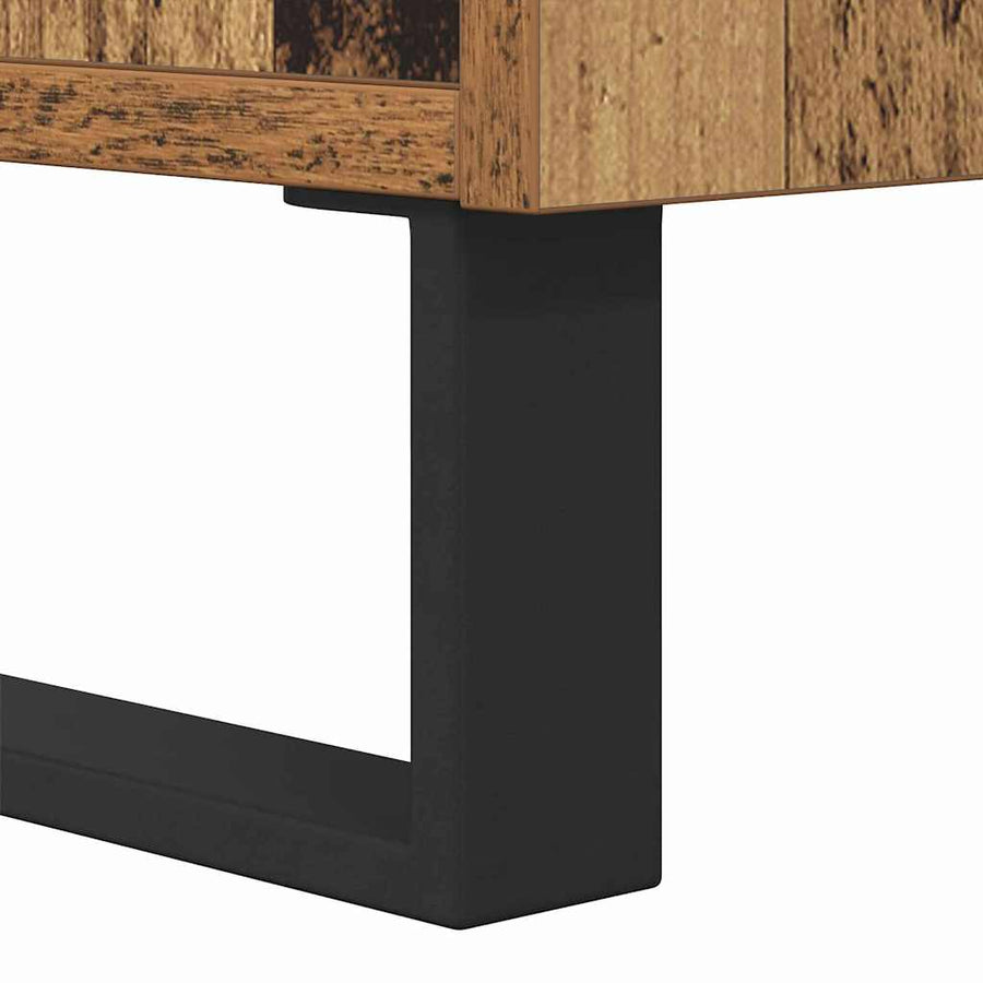 Nachtkastje 2 pcs Oud hout 40 x 35 x 47,5 cm Bewerkt hout