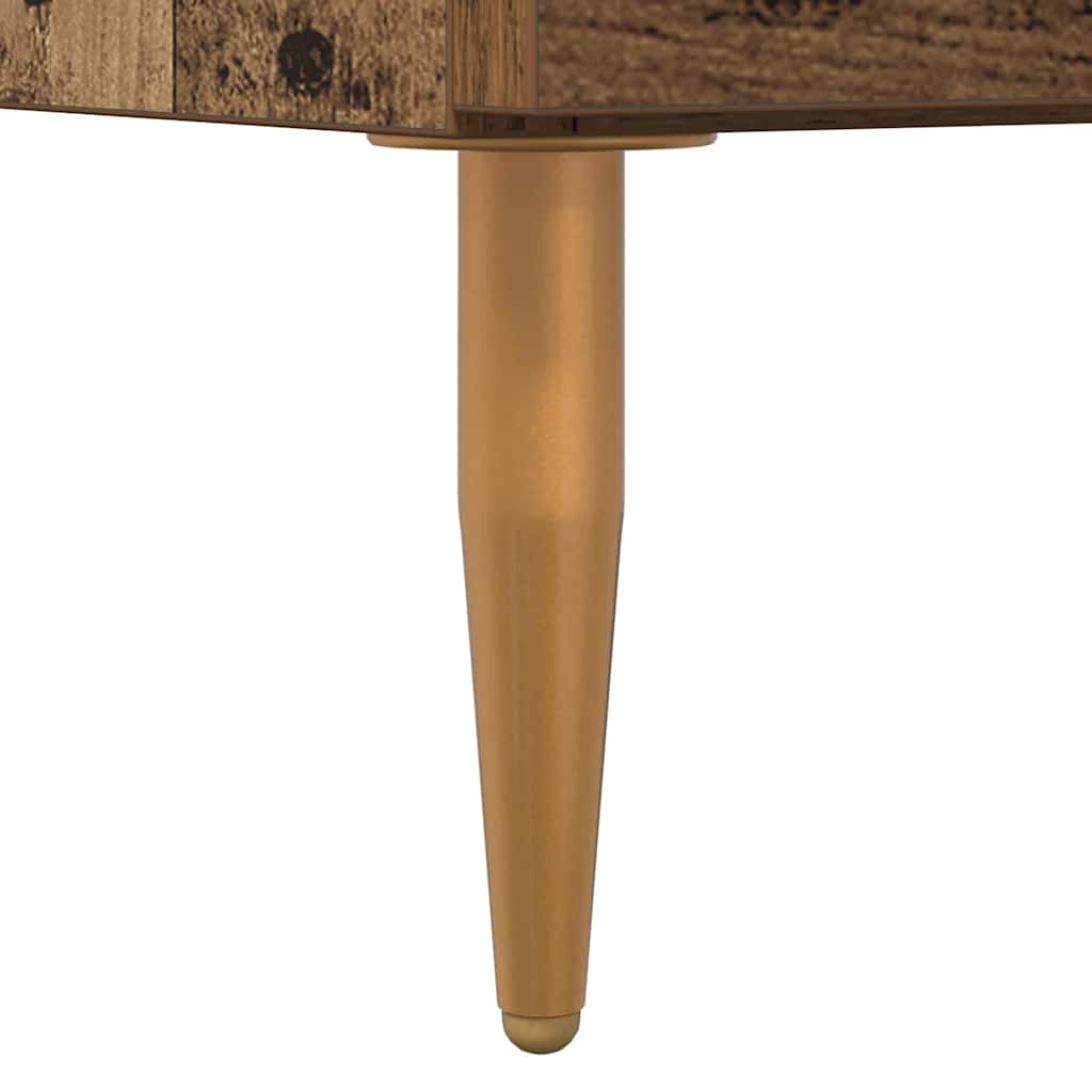 Nachtkastje 2 pcs Oud hout 40 x 35 x 47,5 cm Bewerkt hout