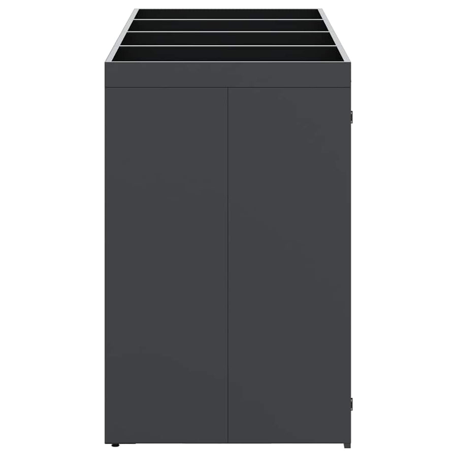 Wieltjesbakopslag voor 4 bakken Antraciet 272 x 77,5 x 121,5 cm