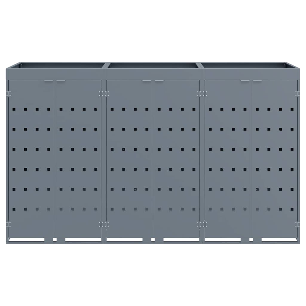 Wieltjesbakopslag voor 3 bakken Lichtgrijs