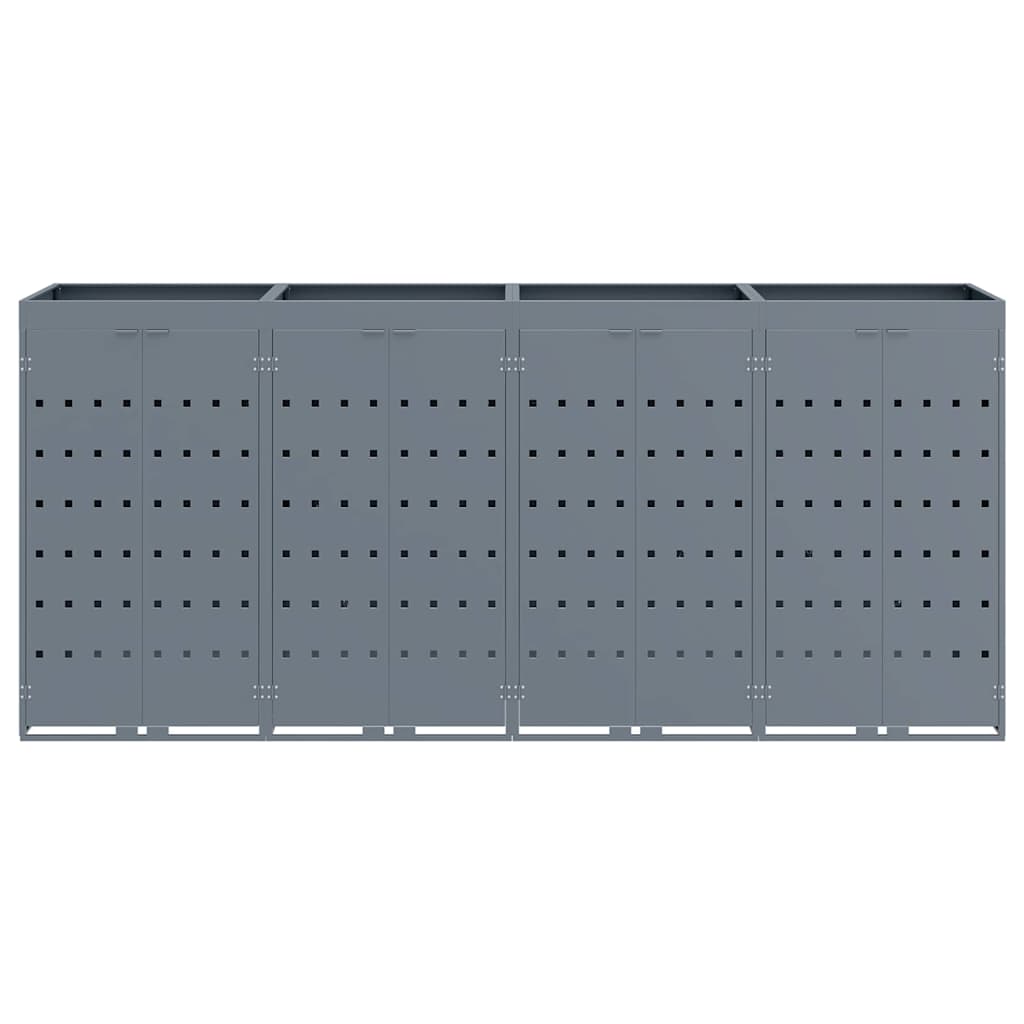 Wieltjesbakopslag voor 4 bakken Lichtgrijs