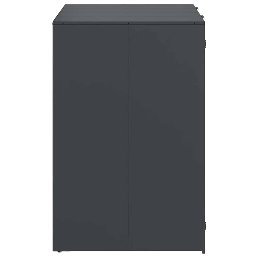 Wieltjesbakopslag voor 3 bakken Antraciet 340 x 77.5 x 115.5 cm
