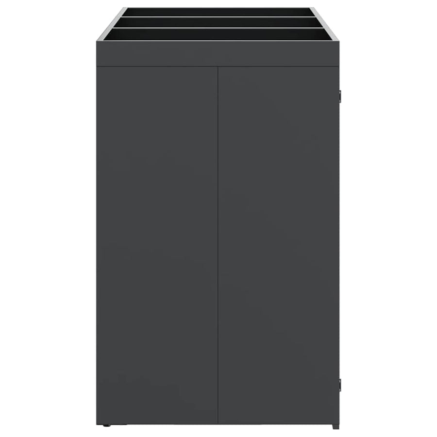 Wieltjesbakopslag voor 3 bakken Antraciet 340 x 77.5 x 115.5 cm