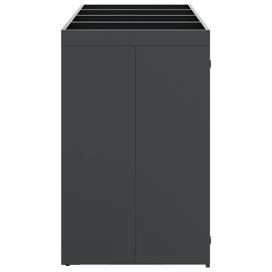 Wieltjesbakopslag voor 3 bakken Antraciet 340 x 77.5 x 115.5 cm