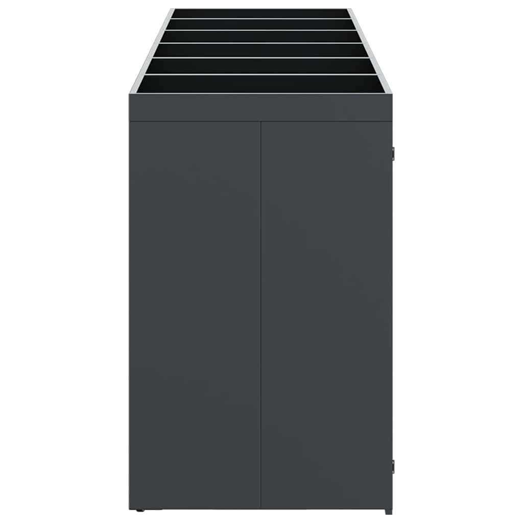 Wieltjesbakopslag voor 3 bakken Antraciet 340 x 77.5 x 115.5 cm