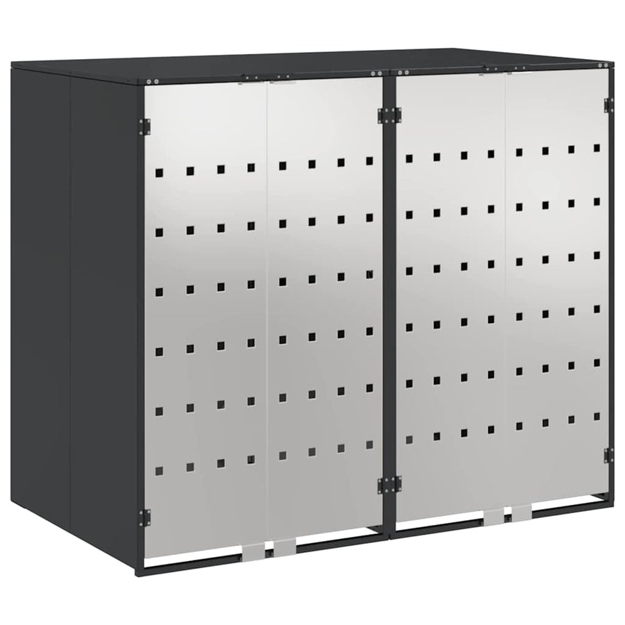 Wieltjesbakopslag voor 3 bakken Antraciet 340 x 77.5 x 115.5 cm