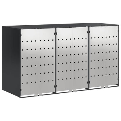 Wieltjesbakopslag voor 3 bakken Antraciet 340 x 77.5 x 115.5 cm