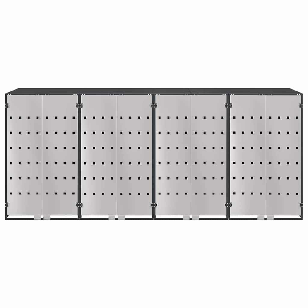 Wieltjesbakopslag voor 3 bakken Antraciet 340 x 77.5 x 115.5 cm