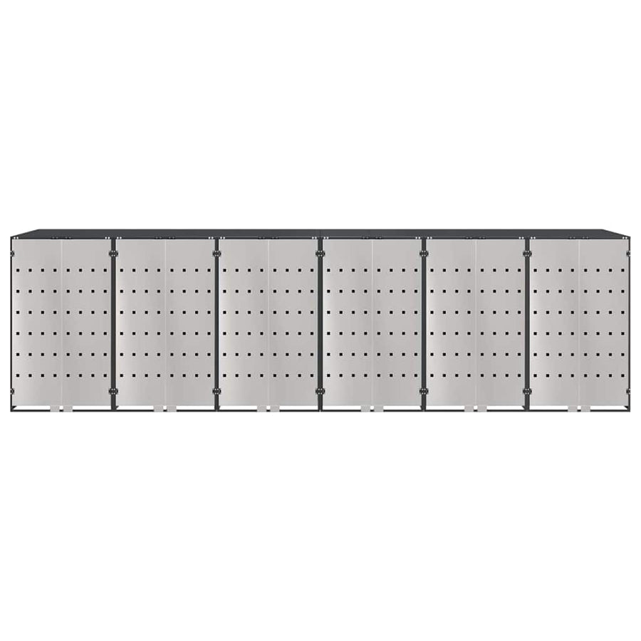 Wieltjesbakopslag voor 3 bakken Antraciet 340 x 77.5 x 115.5 cm