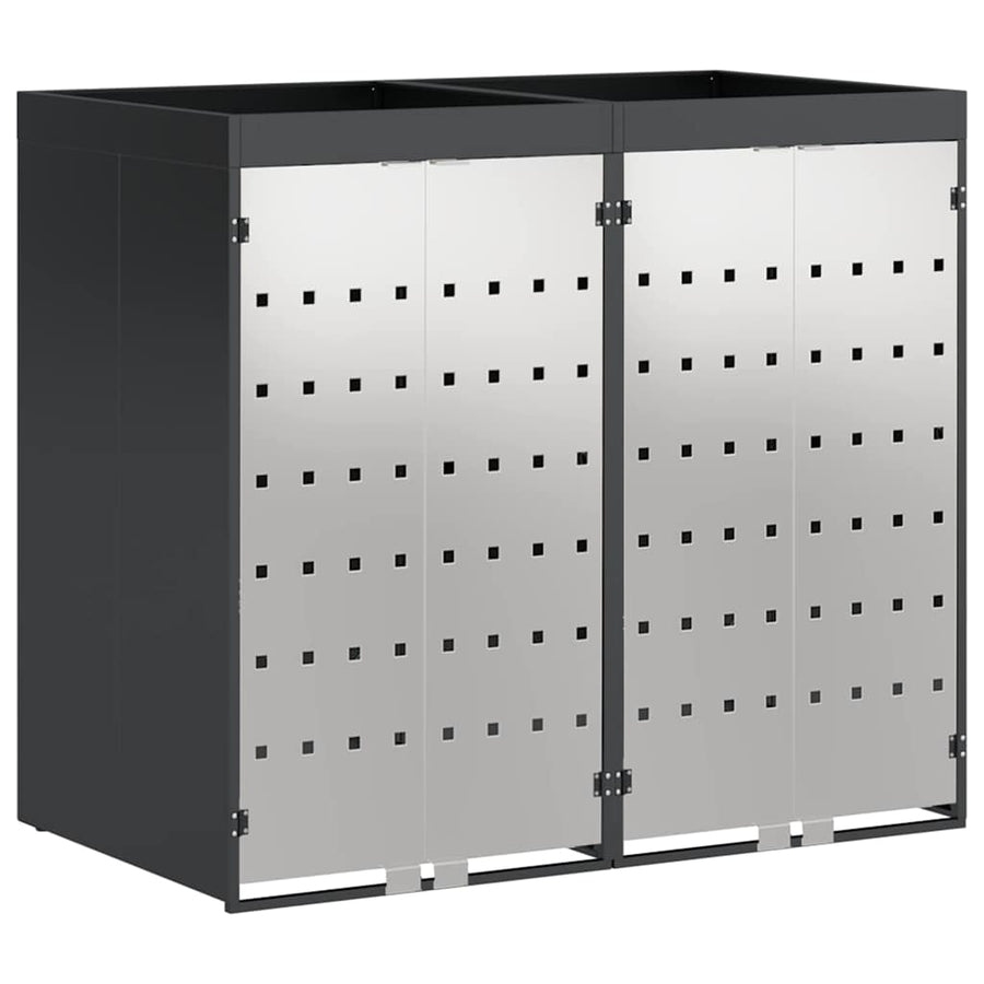 Wieltjesbakopslag voor 3 bakken Antraciet 340 x 77.5 x 115.5 cm