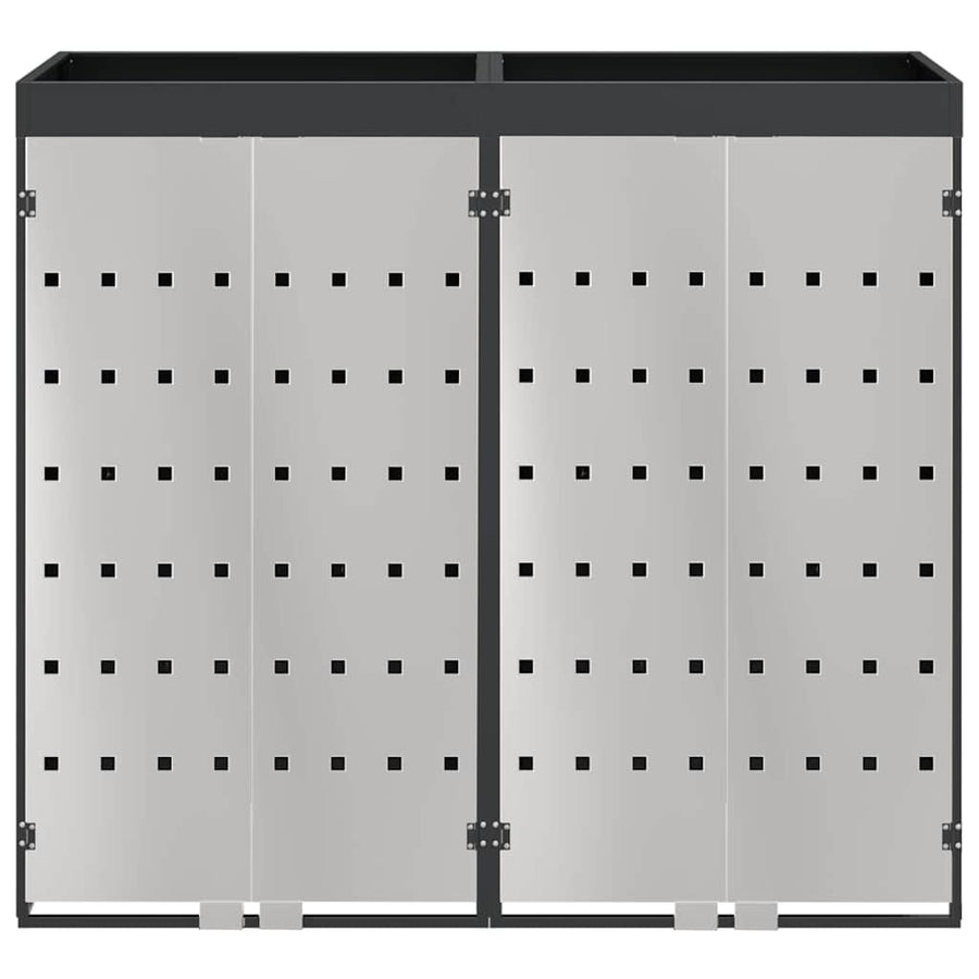 Wieltjesbakopslag voor 3 bakken Antraciet 340 x 77.5 x 115.5 cm