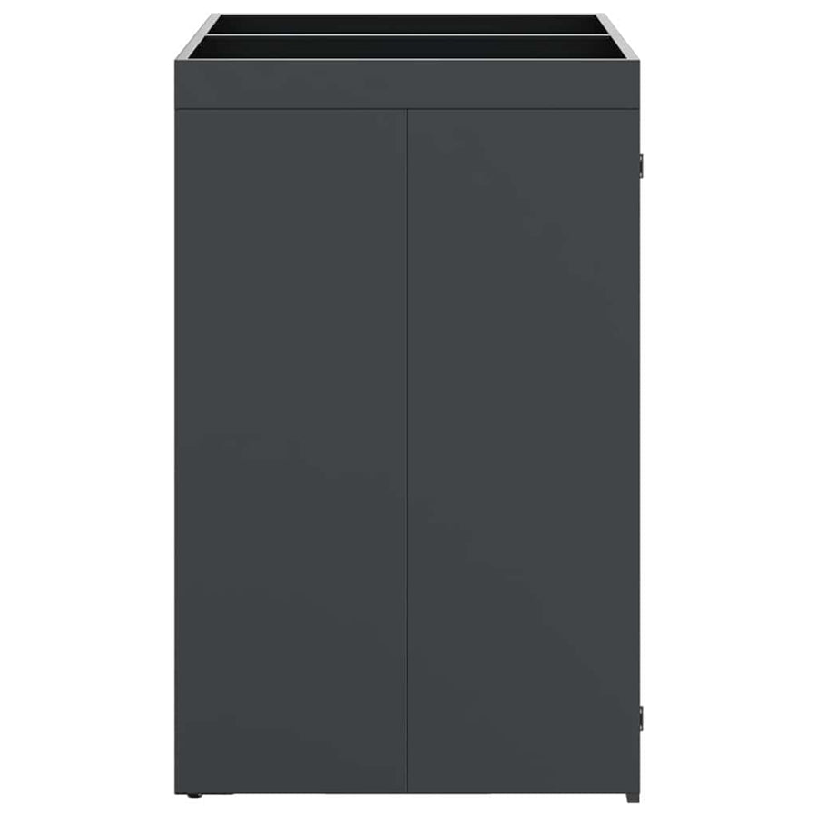 Wieltjesbakopslag voor 3 bakken Antraciet 340 x 77.5 x 115.5 cm