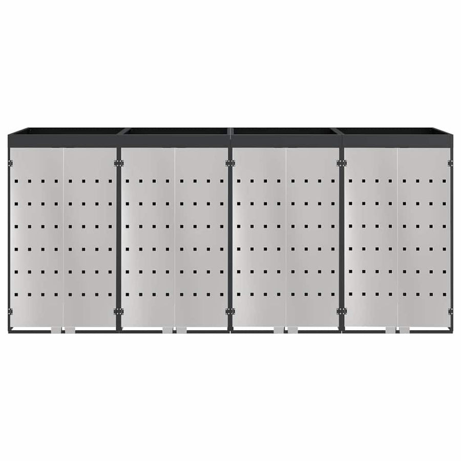 Wieltjesbakopslag voor 3 bakken Antraciet 340 x 77.5 x 115.5 cm