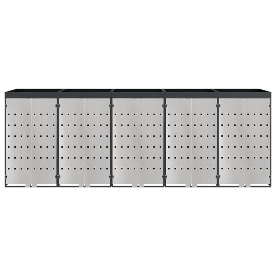 Wieltjesbakopslag voor 3 bakken Antraciet 340 x 77.5 x 115.5 cm