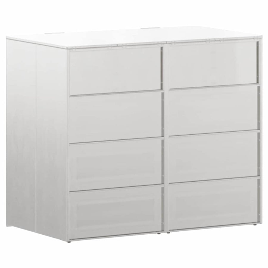 Wieltjesbakopslag voor 3 bakken Zilver 340 x 77.5 x 115.5 cm