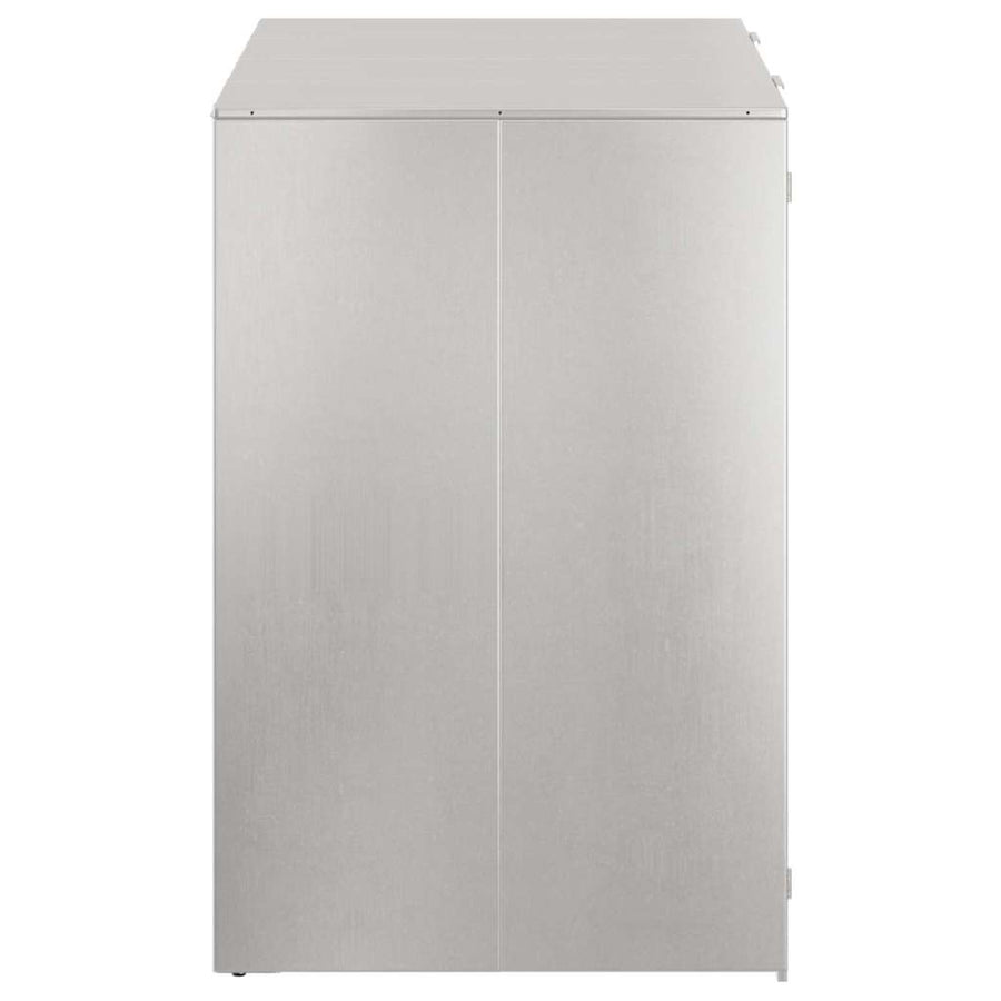Wieltjesbakopslag voor 3 bakken Zilver 340 x 77.5 x 115.5 cm