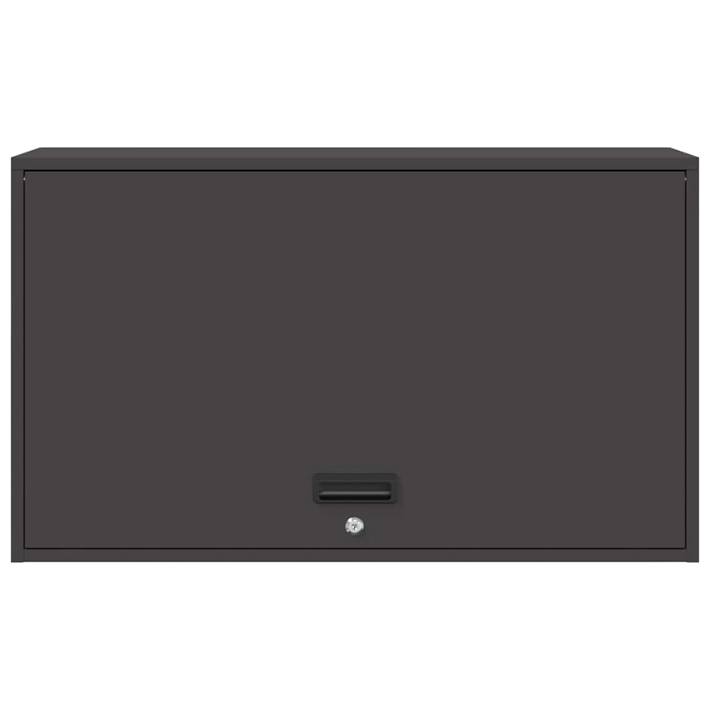 Wandkast Voor Garage Poedercoating Staal 90 x 40 x 53 cm Zwart